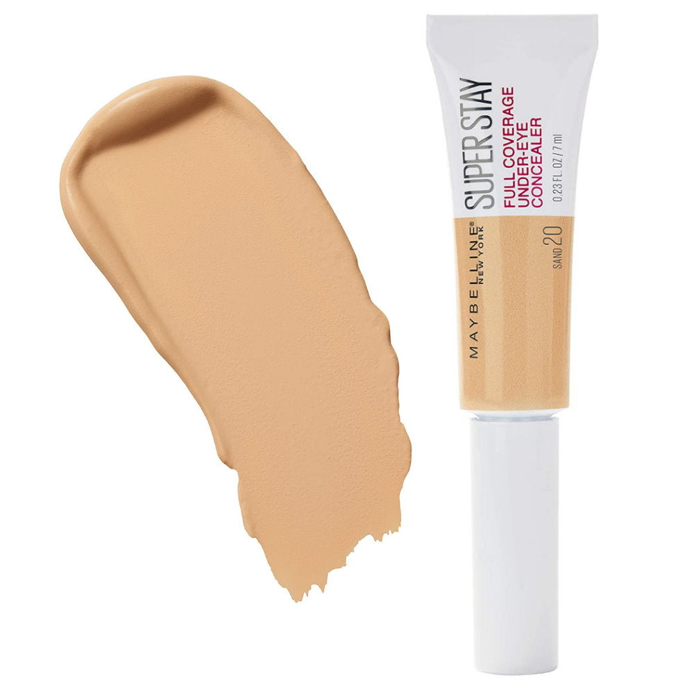 Maybelline Superstay Full Coverage Under Eye Liquid Concealer Light 15 - Makeup Warehouse Australia