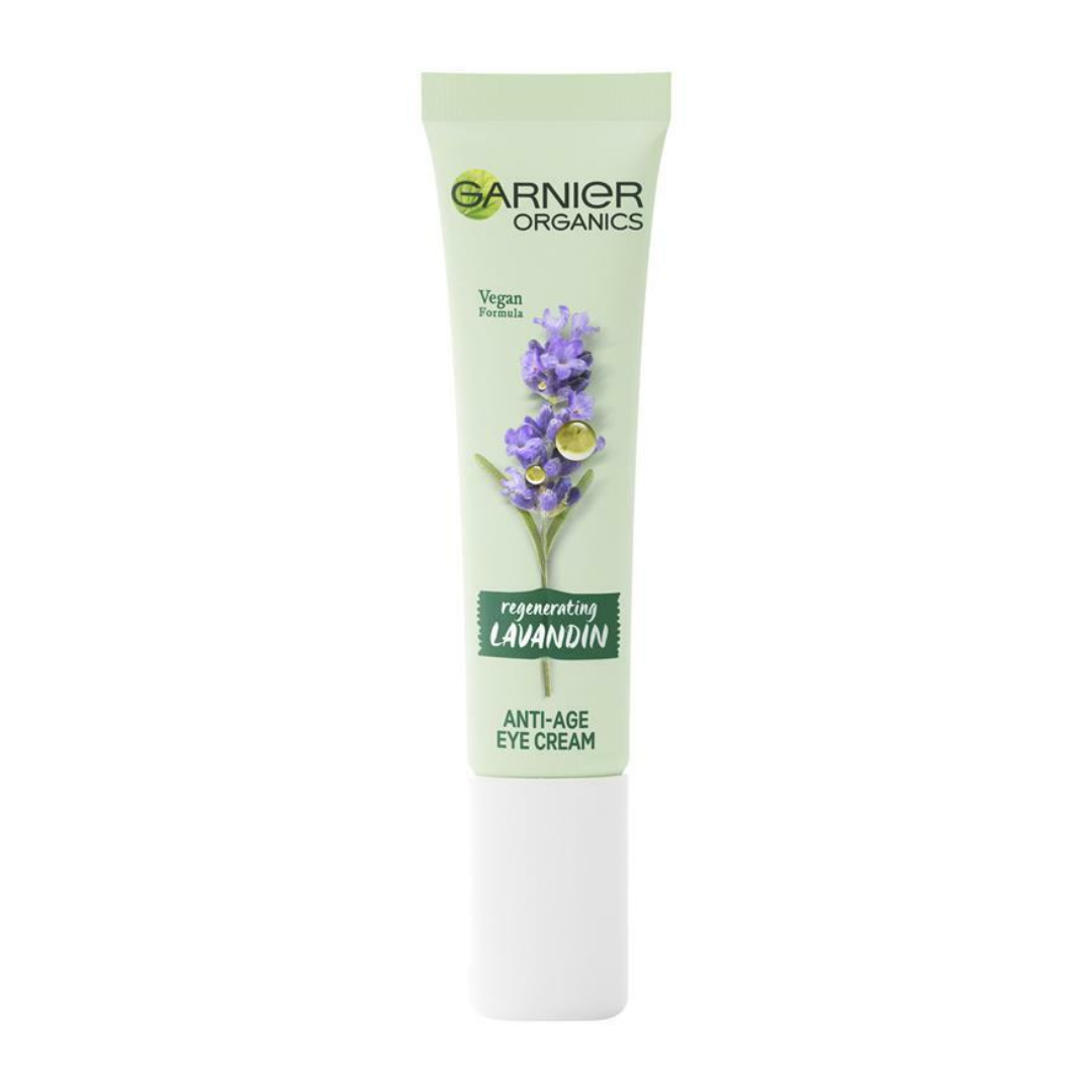 Buy Online Garnier Organics Regenerating Lavandin Anti Age Eye Cream 15mL - Makeup Warehouse Australia