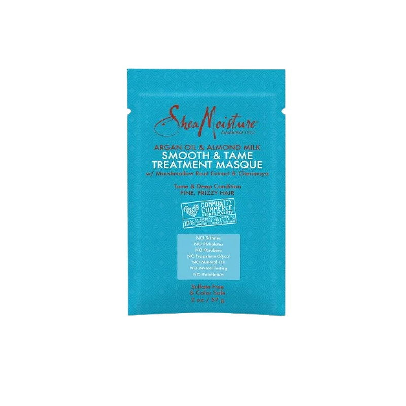 6x Shea Moisture Treatment Masque Smooth & Tame Argan Oil & Almond Milk 57g