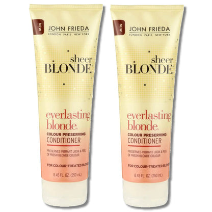 Buy Online John Frieda Sheer Blonde Everlasting Blonde Conditioner 250mL - Makeup Warehouse Australia 