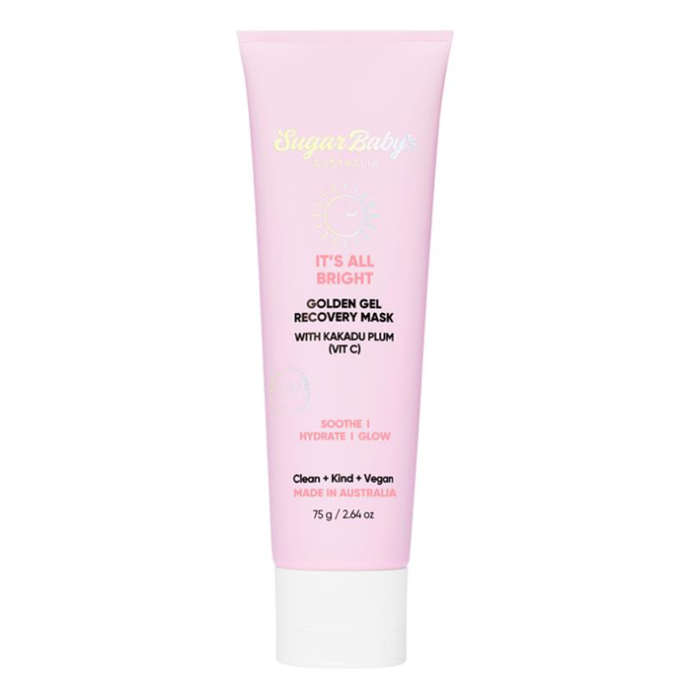 SugarBaby It's All Bright Golden Gel Recovery Mask With Kakadu Plum (Vit C) 75g