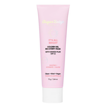 SugarBaby It's All Bright Golden Gel Recovery Mask With Kakadu Plum (Vit C) 75g