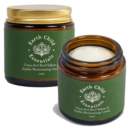 3x Earth Child Essentials Tallow and Jojoba Moisturising Cream 100ml