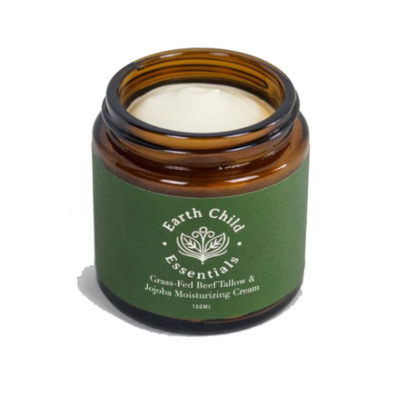 3x Earth Child Essentials Tallow and Jojoba Moisturising Cream 100ml