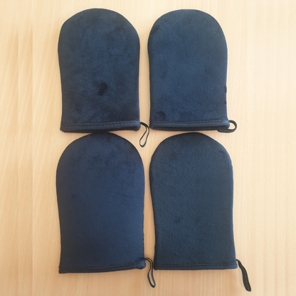 Bulk Buy 4pk Tanning Applicator Self Tan Mitt Black - Makeup Warehouse Australia
