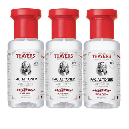 3x Thayers Rose Petal Alcohol Free Toner 89ml