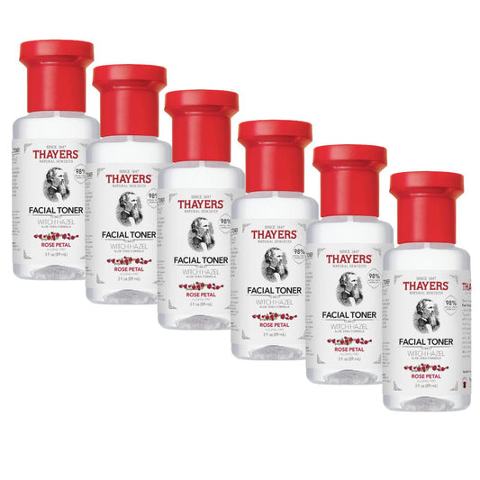 6x Thayers Rose Petal Alcohol Free Toner 89ml
