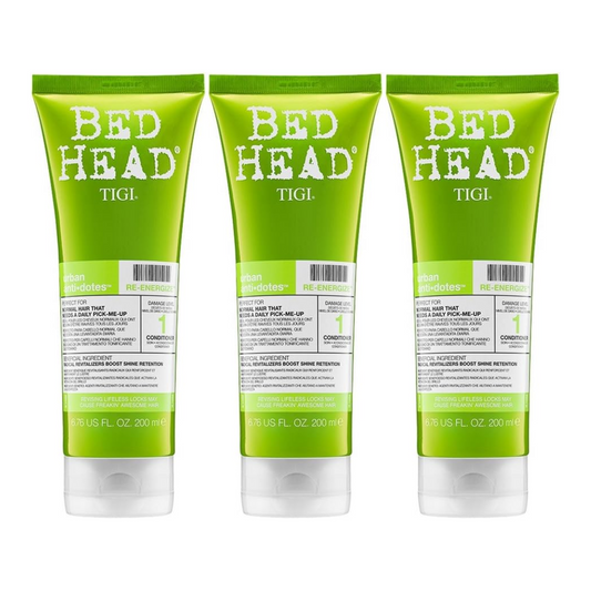 3x Tigi Bed Head Conditioner Re Energize Urban Anti Dotes 200mL