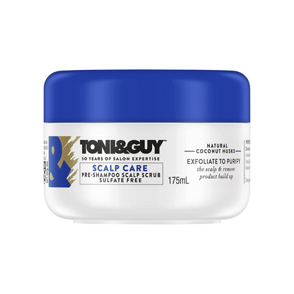 8x Toni & Guy Scalp Care Pre Shampoo Scalp Scrub 175mL