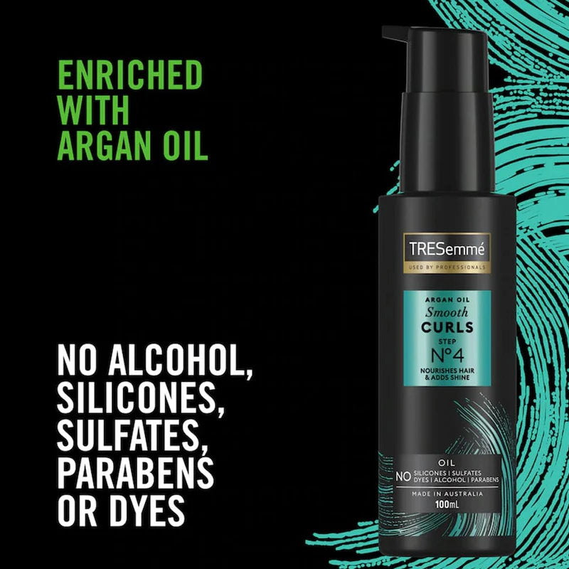 2x Tresemme Argan Oil Smooth Curls Step No 4 100ml