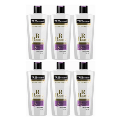6x Tresemme Biotin Repair 7 With Biotin and Pro Bond Complex Conditioner 700ml
