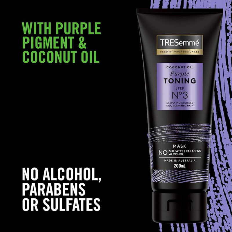 Tresemme Coconut Oil Purple Toning Step 3 Hair Mask 200ml