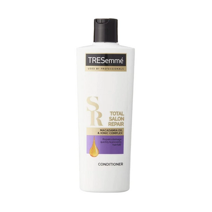 3x Tresemme Total Salon Repair Conditioner 340mL Macadamia Oil & Ionic Complex
