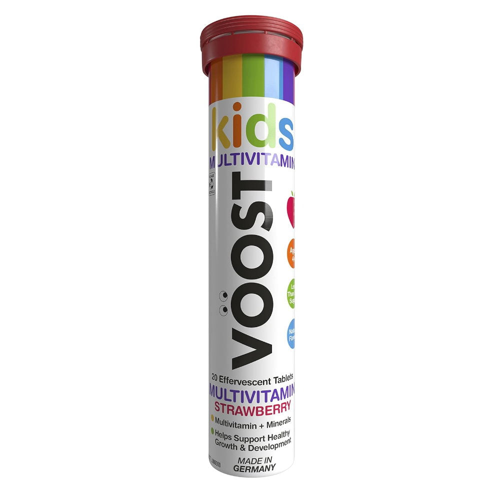 VOOST Kids Multivitamin Effervescent Tablets Strawberry 20 Pack EXPIRY 30/04/2025