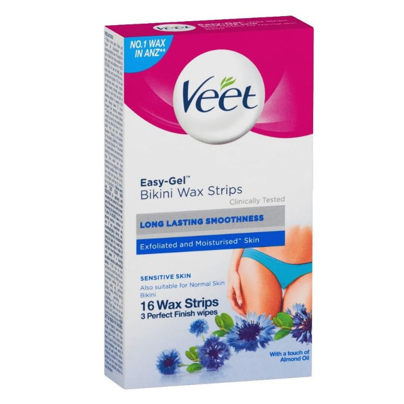 3x Veet Bikini Wax 16 Strips EXP 30/08/2025