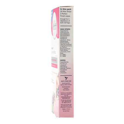 6x Veet Easy Gel Legs and Body Wax Strips Shea Butter and Acai Berries 20 Pack EXPIRY 12/2025