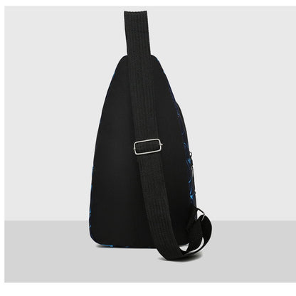 OSKA Men’s Perfect Day Bag - Casual Multifunction Shoulder Bag - Black & Tan