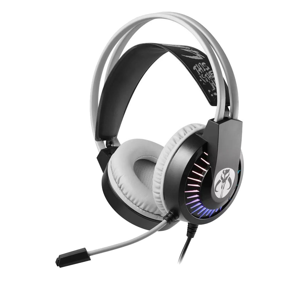 2x Disney Star Wars The Mandalorian Gaming Headset with Microphone