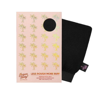 6x SugarBaby Less Rough More Buff Exfoliating Body Premium Mitt