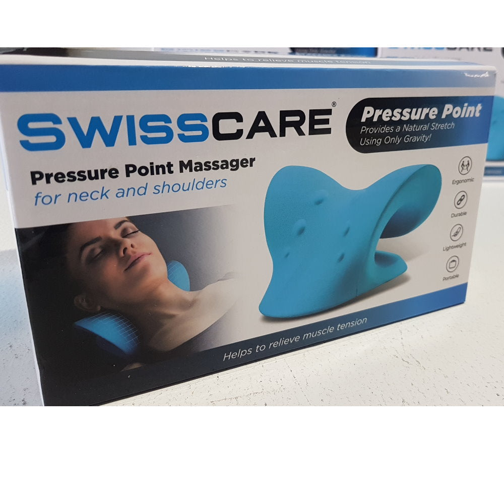 Swisscare Pressure Point Massager for Neck and Shoulders - Relieve Muscle Tension