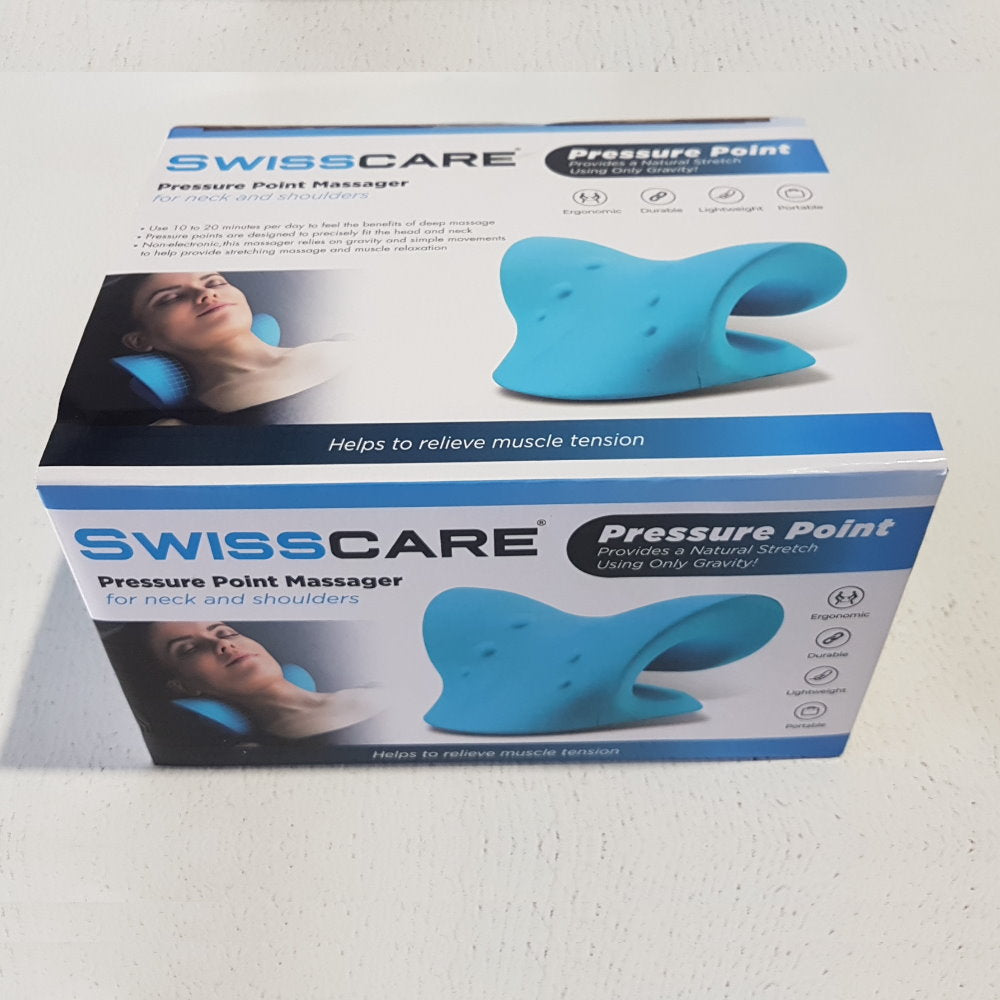 Swisscare Pressure Point Massager for Neck and Shoulders - Relieve Muscle Tension
