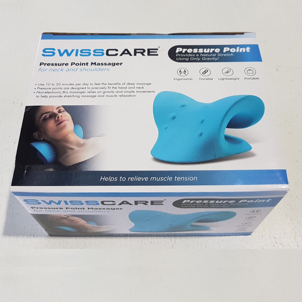 Swisscare Pressure Point Massager for Neck and Shoulders - Relieve Muscle Tension