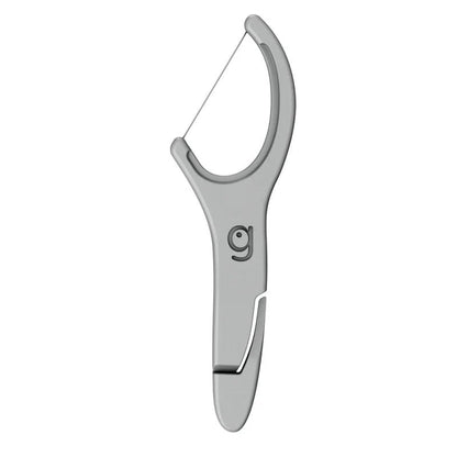6x Go2 Dentagenie Floss Picks Silver Anti-Bac Mint 36pack