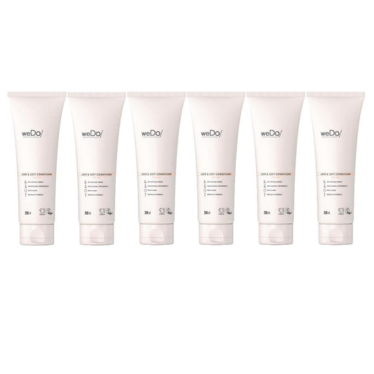 6x weDo Professional Light & Soft Conditioner Fine Hair 250ml